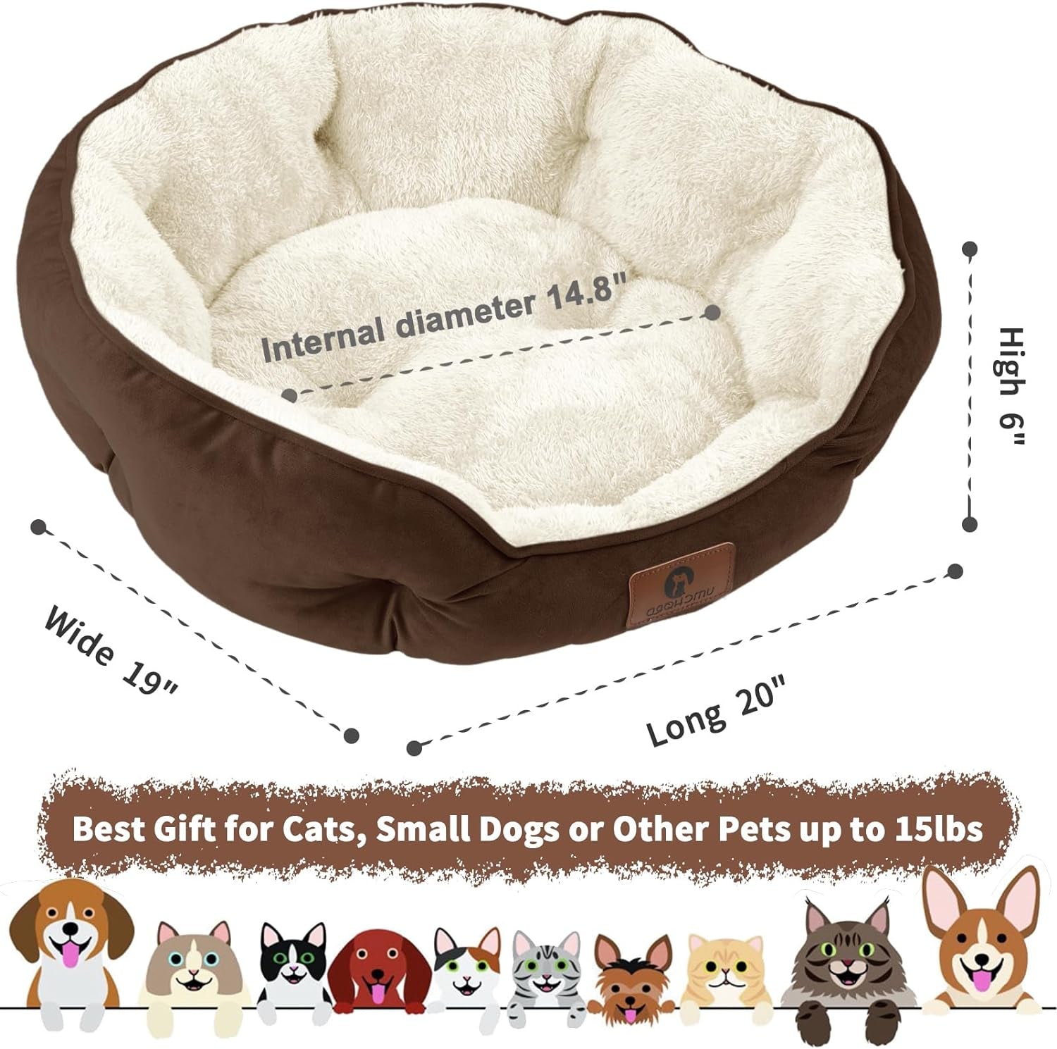 Pet Bed for Puppy and Kitty